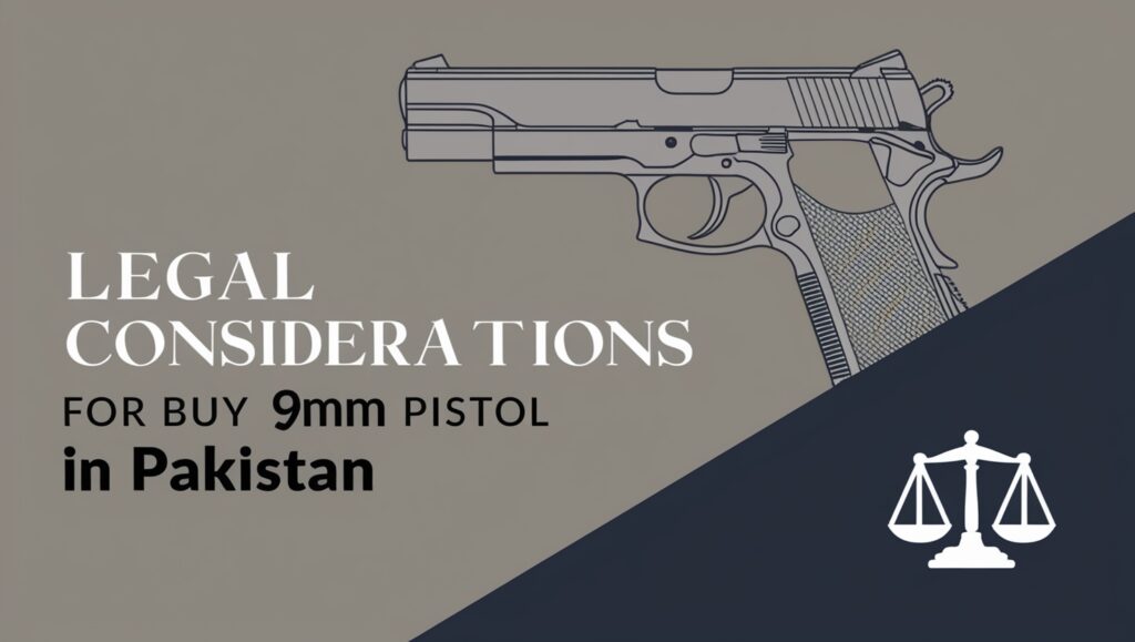 Legal Considerations for Buying a 9mm Pistol in Pakistan